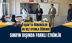 Uşak’ta Öğrenciler Bu Kez Oyunla Öğrendi: Sınıfın Dışında Farklı Etkinlik