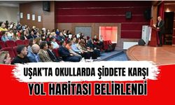 Uşak’ta Okullarda Şiddete Karşı Yol Haritası Belirlendi