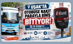 Uşak’ta Otobüse Nakit Parayla Biniş Bitiyor! 15 Ekim’de Yeni Dönem Başlayacak