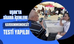 Uşak’ta Sigara İçenlere Karbonmonoksit Testi Yapıldı
