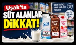 Uşak’ta Süt Alanlar Dikkat! Bu Detay Artık Etikette Yer Alacak