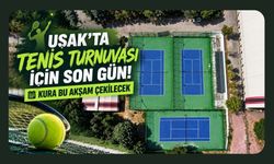 Uşak’ta Tenis Turnuvası İçin Son Gün! Kura Bu Akşam Çekilecek