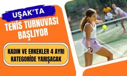 Uşak’ta Tenis Turnuvası Başlıyor: Kadın ve Erkekler 4 Ayrı Kategoride Yarışacak