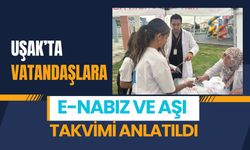 Uşak’ta Vatandaşlara e-Nabız ve Aşı Takvimi Anlatıldı