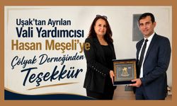 Uşak’tan Ayrılan Vali Yardımcısı Hasan Meşeli’ye Çölyak Derneğinden Teşekkür