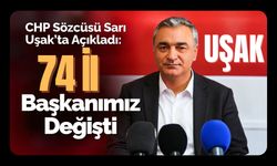 CHP Sözcüsü Sarı Uşak’ta Açıkladı: “74 İl Başkanımız Değişti”