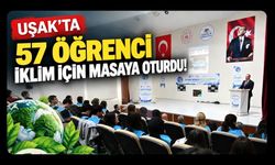 Uşak’ta 57 Öğrenci İklim İçin Masaya Oturdu! Hazırlayacakları Bildiri Ulusal Çalışmaya Katkı Sunacak