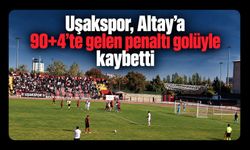 Uşakspor, Altay’a 90+4’te gelen penaltı golüyle kaybetti