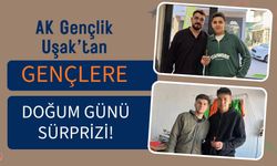 AK Gençlik Uşak’tan Gençlere Doğum Günü Sürprizi!
