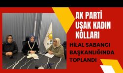AK Parti Uşak Kadın Kolları Hilal Sabancı Başkanlığında Toplandı