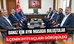 Banaz İçin Aynı Masada Buluştular, İlçenin İhtiyaçları Görüşüldü