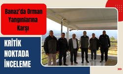 Banaz’da Orman Yangınlarına Karşı Kritik Noktada İnceleme