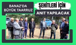 Banaz’da Büyük Taarruz Şehitleri İçin Anıt Yapılacak