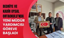 Bedriye ve Kadir Uysal Ortaokulu’nda Yeni Müdür Yardımcısı Göreve Başladı