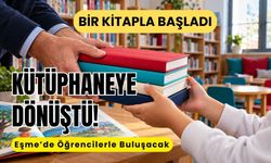 Bir Kitapla Başladı, Kütüphaneye Dönüştü! Eşme’de Öğrencilerle Buluşacak