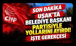 Uşak’ta Belediye Başkanı Partisiyle Yollarını Ayırdı! İşte Gerekçesi