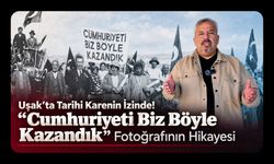 Uşak’ta Tarihi Karenin İzinde! “Cumhuriyeti Biz Böyle Kazandık” Fotoğrafının Hikayesi