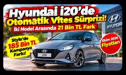 Hyundai i20'de Otomatik Vites Fiyatları Şaşırttı! İki Model Arasında 21 Bin TL Fark