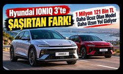 Hyundai IONIQ 3'te Şaşırtan Fark! 1 Milyon 121 Bin TL Daha Ucuz Olan Model Daha Uzun Yol Gidiyor