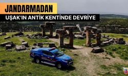 Jandarmadan Uşak’ın Antik Kentinde Devriye