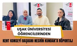 Uşak Üniversitesi Öğrencilerinden Kent Konseyi Başkanı Nesrin Kundak’a Röportaj