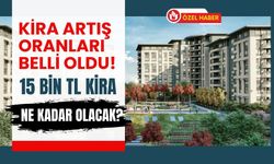 Kira Artış Oranları Belli Oldu! 15 Bin TL Kira Ne Kadar Olacak?