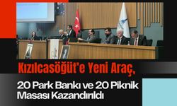 Kızılcasöğüt’e Yeni Araç, 20 Park Bankı ve 20 Piknik Masası Kazandırıldı