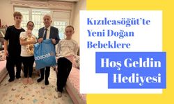 Kızılcasöğüt’te Yeni Doğan Bebeklere Hoş Geldin Hediyesi