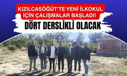 Kızılcasöğüt’te Yeni İlkokul İçin Çalışmalar Başladı! Dört Derslikli Olacak