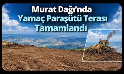 Murat Dağı’nda Yamaç Paraşütü Terası Tamamlandı