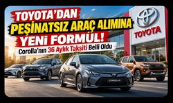 Toyota'dan Peşinatsız Araç Alımına Yeni Formül! Corolla'nın 36 Aylık Taksiti Belli Oldu