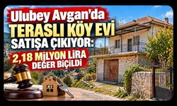 Ulubey Avgan’da Teraslı Köy Evi Satışa Çıkıyor: 2,18 Milyon Lira Değer Biçildi