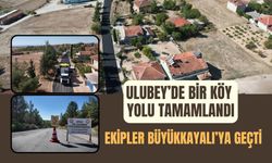 Ulubey’de Bir Köy Yolu Tamamlandı, Ekipler Büyükkayalı’ya Geçti