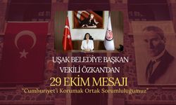 Uşak Belediye Başkan Vekili Özkan’dan 29 Ekim Mesajı: “Cumhuriyet’i Korumak Ortak Sorumluluğumuz”