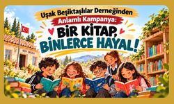 Uşak Beşiktaşlılar Derneğinden Anlamlı Kampanya: Bir Kitap, Binlerce Hayal!
