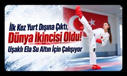 İlk Kez Yurt Dışına Çıktı, Dünya İkincisi Oldu! Uşaklı Ela Su Altın İçin Çalışıyor