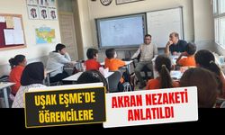 Uşak Eşme’de Öğrencilere Akran Nezaketi Anlatıldı