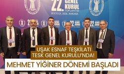 Uşak Esnaf Teşkilatı TESK Genel Kurulu’nda! Mehmet Yiğiner Dönemi Başladı