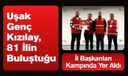 Uşak Genç Kızılay, 81 İlin Buluştuğu İl Başkanları Kampında Yer Aldı