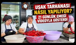 Uşak Tarhanası Nasıl Yapılıyor? 21 Günlük Emeği Videoyla Gösterdi