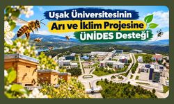 Uşak Üniversitesinin Arı ve İklim Projesine ÜNİDES Desteği