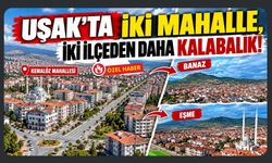 Uşak’ın En Kalabalık Mahallesi İki İlçeyi Geride Bıraktı! İşte İlçe ve Mahallelerin Nüfusu
