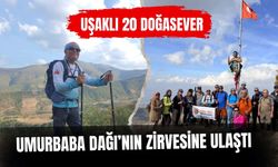 Uşaklı 20 Doğasever Umurbaba Dağı’nın Zirvesine Ulaştı