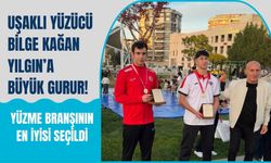 Uşaklı Yüzücü Bilge Kağan Yılgın’a Büyük Gurur! Yüzme Branşının En İyisi Seçildi