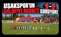 Uşakspor Öne Geçtiği Maçta Galibiyeti Kaçırdı! Hasret Sürüyor