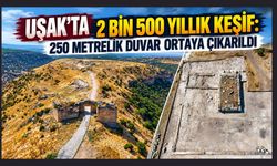 Uşak’ta 2 Bin 500 Yıllık Keşif, 250 Metrelik Duvar Ortaya Çıkarıldı