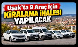Uşak’ta 9 Araç İçin Kiralama İhalesi Yapılacak