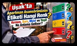 Uşak’ta Apartman Asansörünüzün Etiketi Hangi Renk? Kırmızı, Sarı, Mavi ve Yeşil Ne Anlama Geliyor?