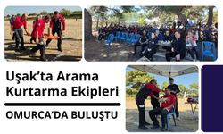 Uşak’ta Arama Kurtarma Ekipleri Omurca’da Buluştu