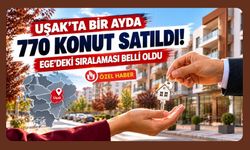Uşak’ta Bir Ayda 770 Konut Satıldı! Ege’deki Sıralaması Belli Oldu